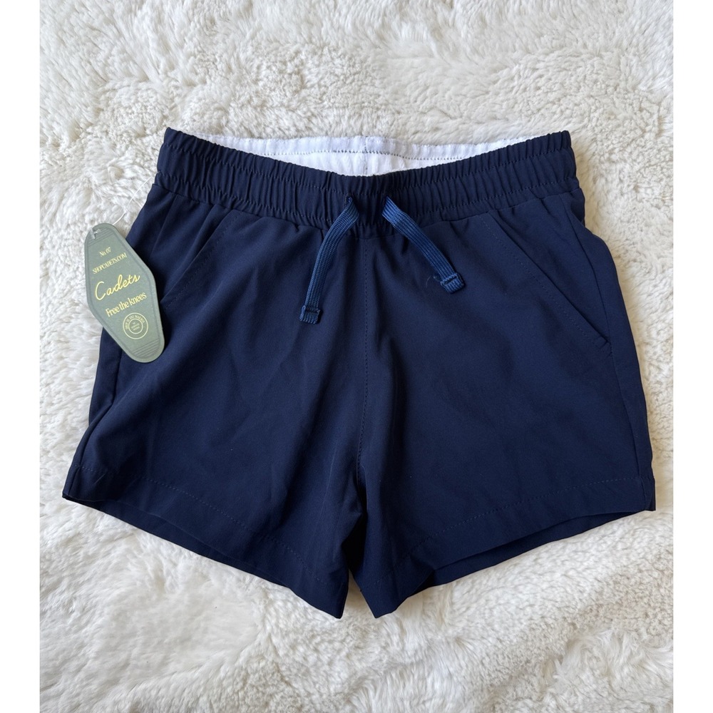 Cadets Kids Unlined Shorts In Blue Size 7/8 NWT